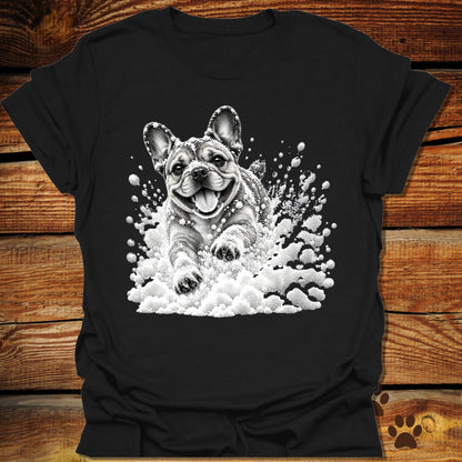 French (Frenchie) Bulldog Snow Day T-Shirt