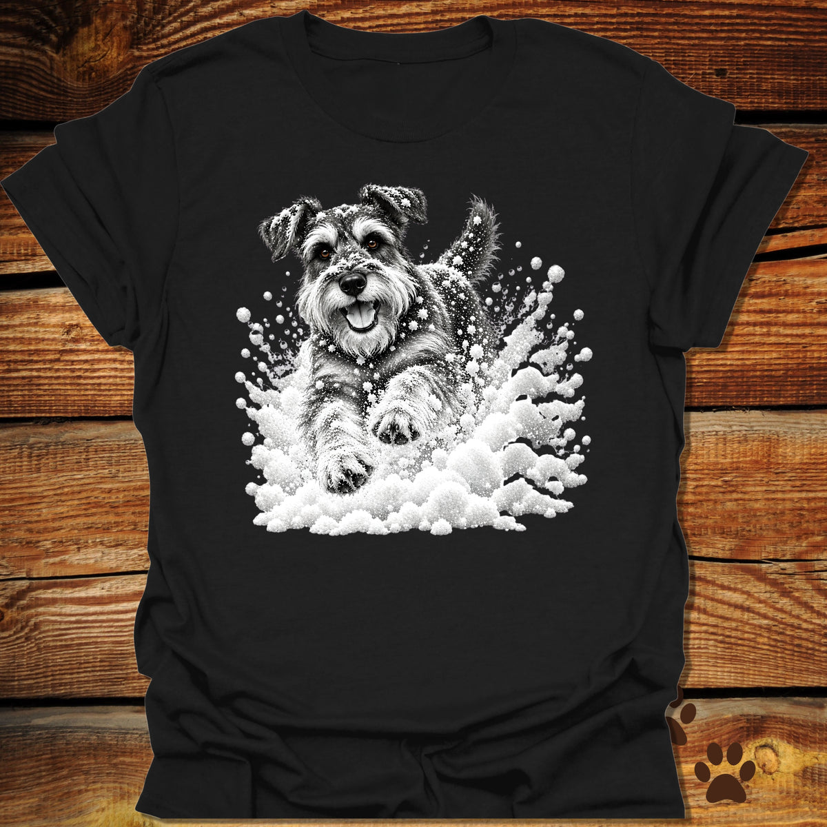 Schnauzer Snow Day T-Shirt