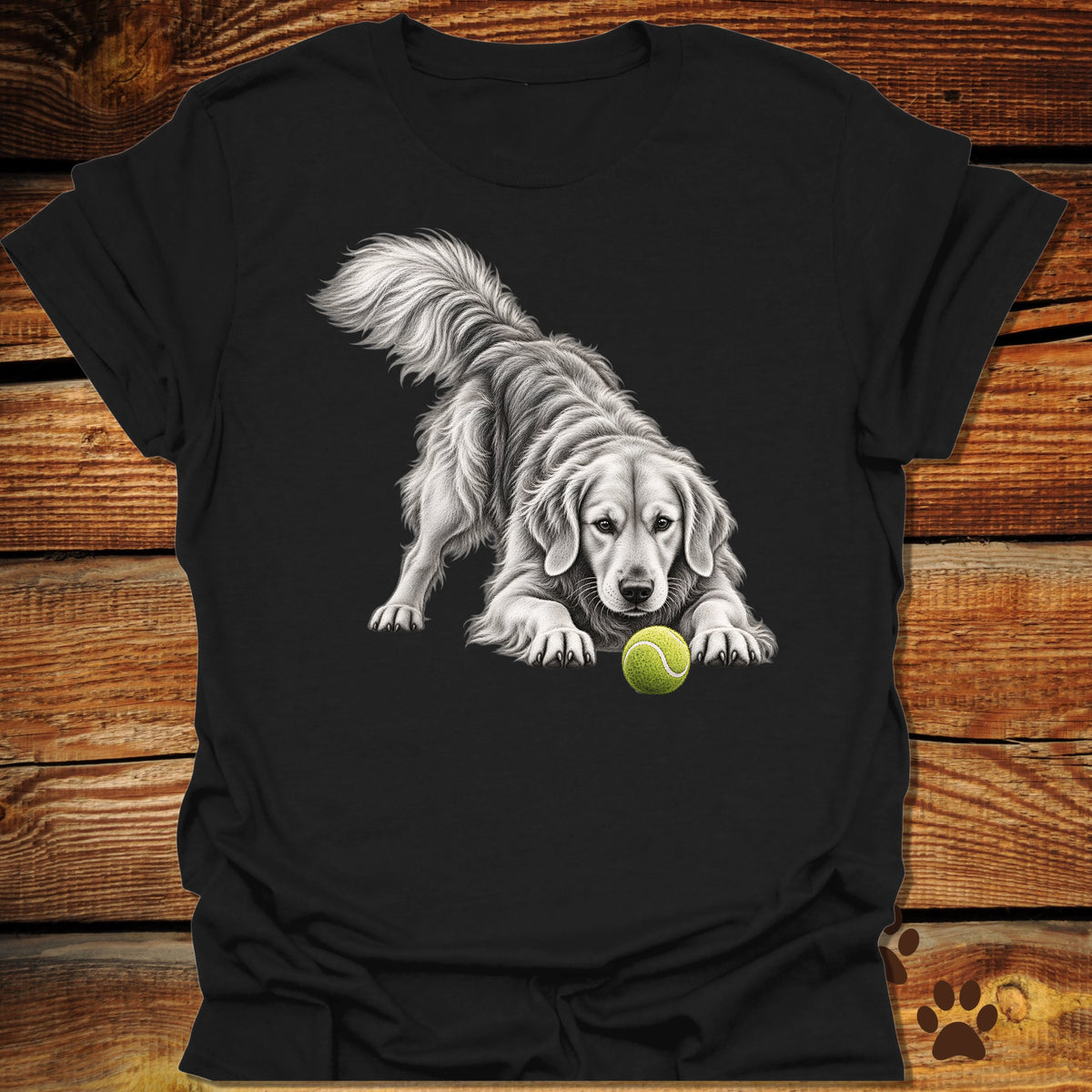 Golden Retriever Tennis Ball T-Shirt