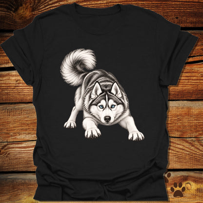 Siberian Husky Ready for Mischief T-Shirt