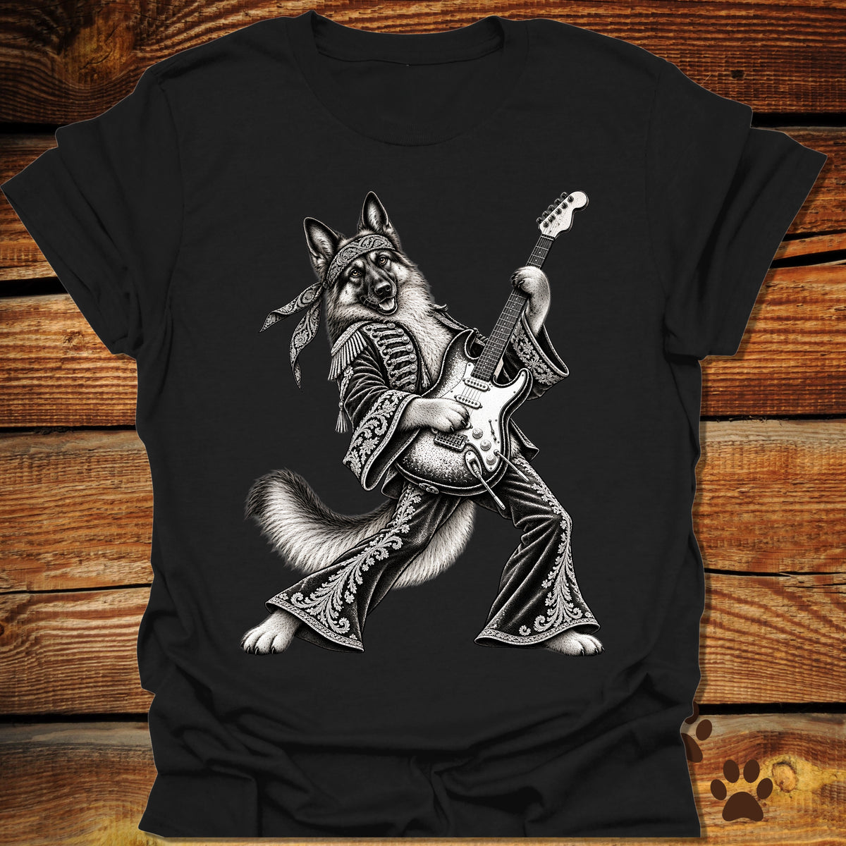 German Shepherd Rock Star T-Shirt