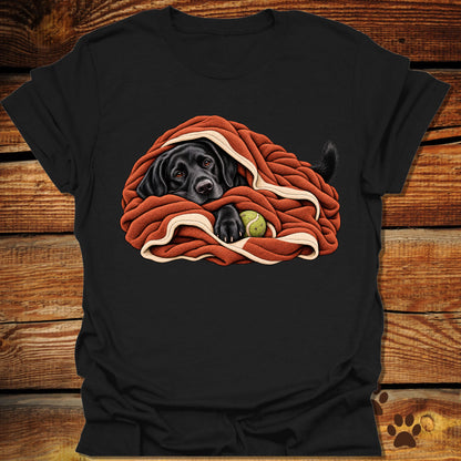 Labrador Retriever Blanket Burrito T-Shirt