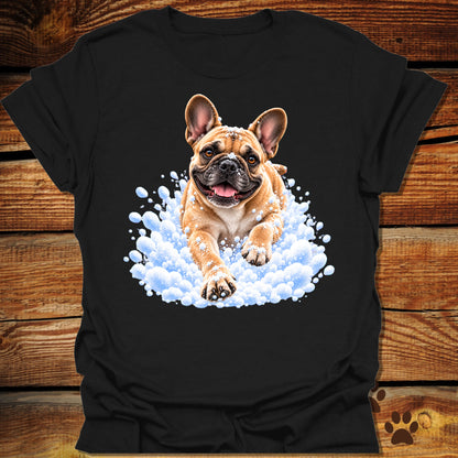 French Bulldog Snow Day T-Shirt - Front & Back Print