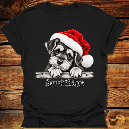 Santa’s Helper Miniature Schnauzer T-Shirt