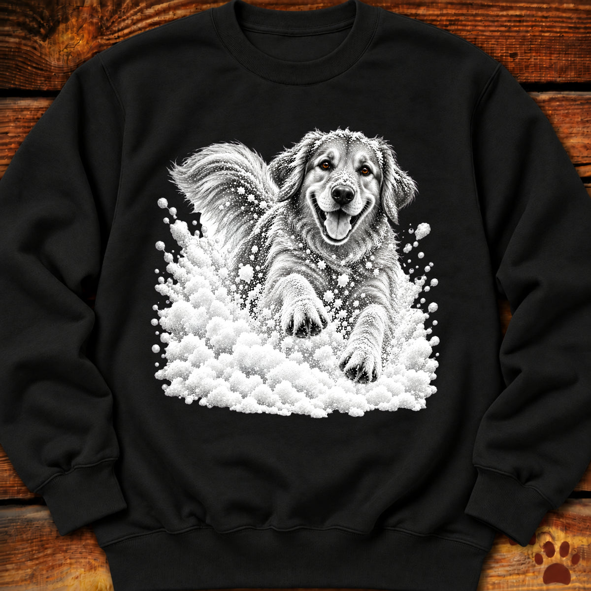 Golden Retriever Snow Day Sweatshirt