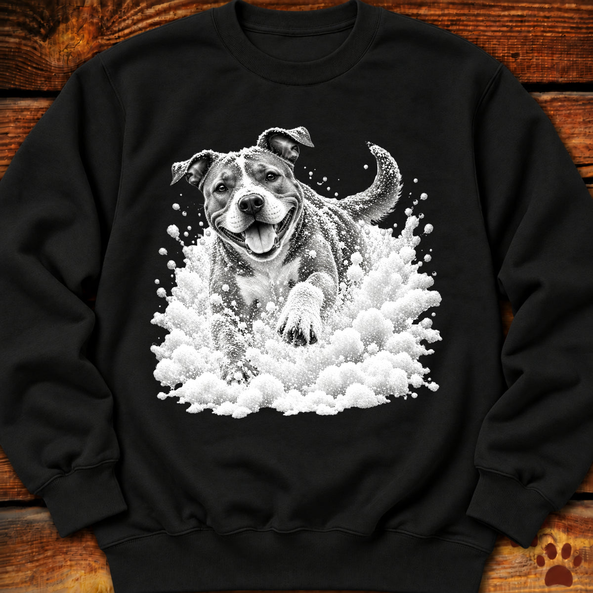 Pitbull Snow Day Sweatshirt
