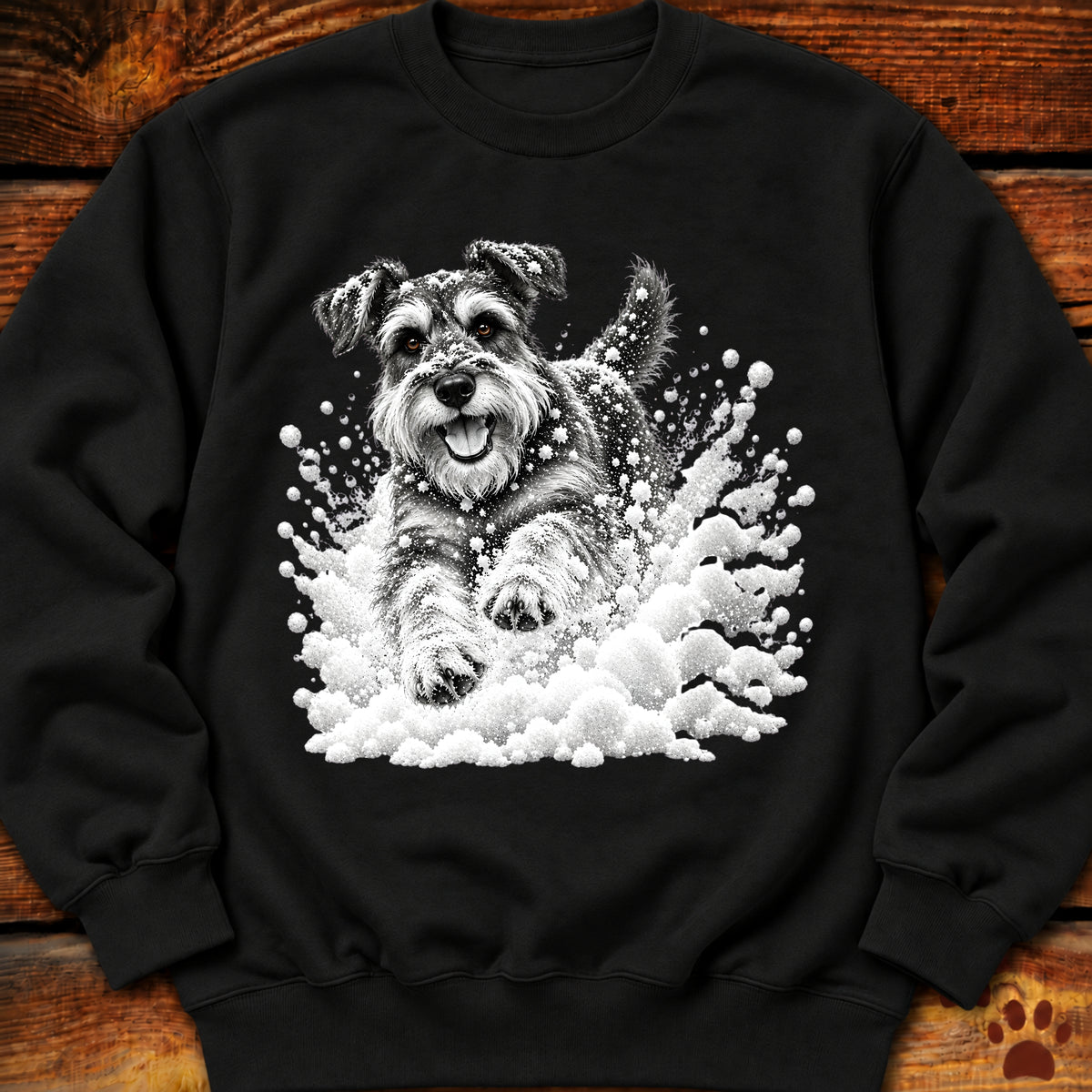 Schnauzer Snow Day Sweatshirt