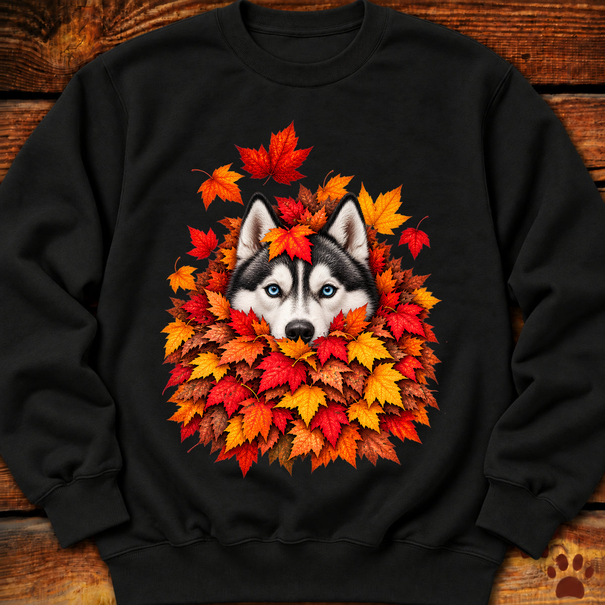 Husky Leaf Pile Crewneck