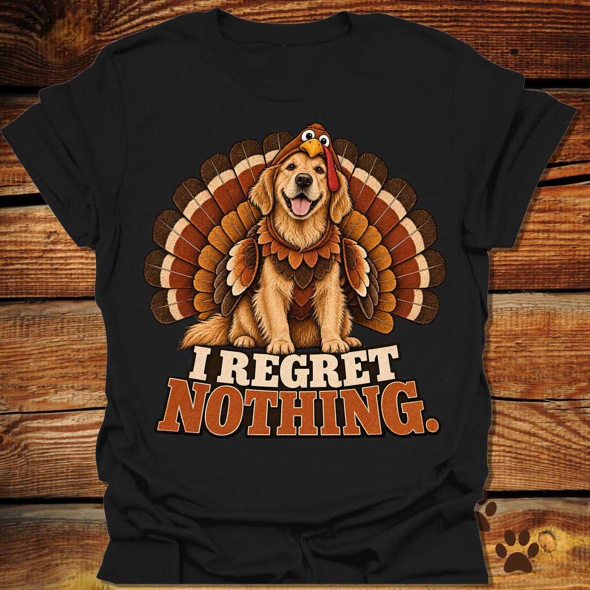 Golden Retriever I Regret Nothing T-Shirt