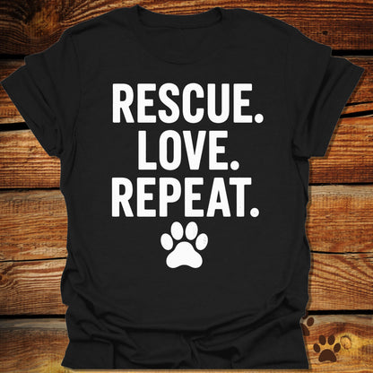 Rescue. Love. Repeat. T-Shirt