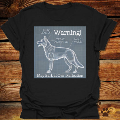 Funny Dog Blueprint Security Shirt