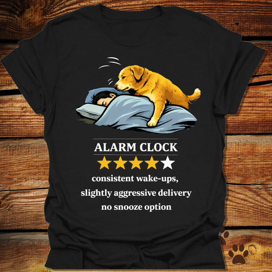 Dog Alarm Clock Review T-Shirt