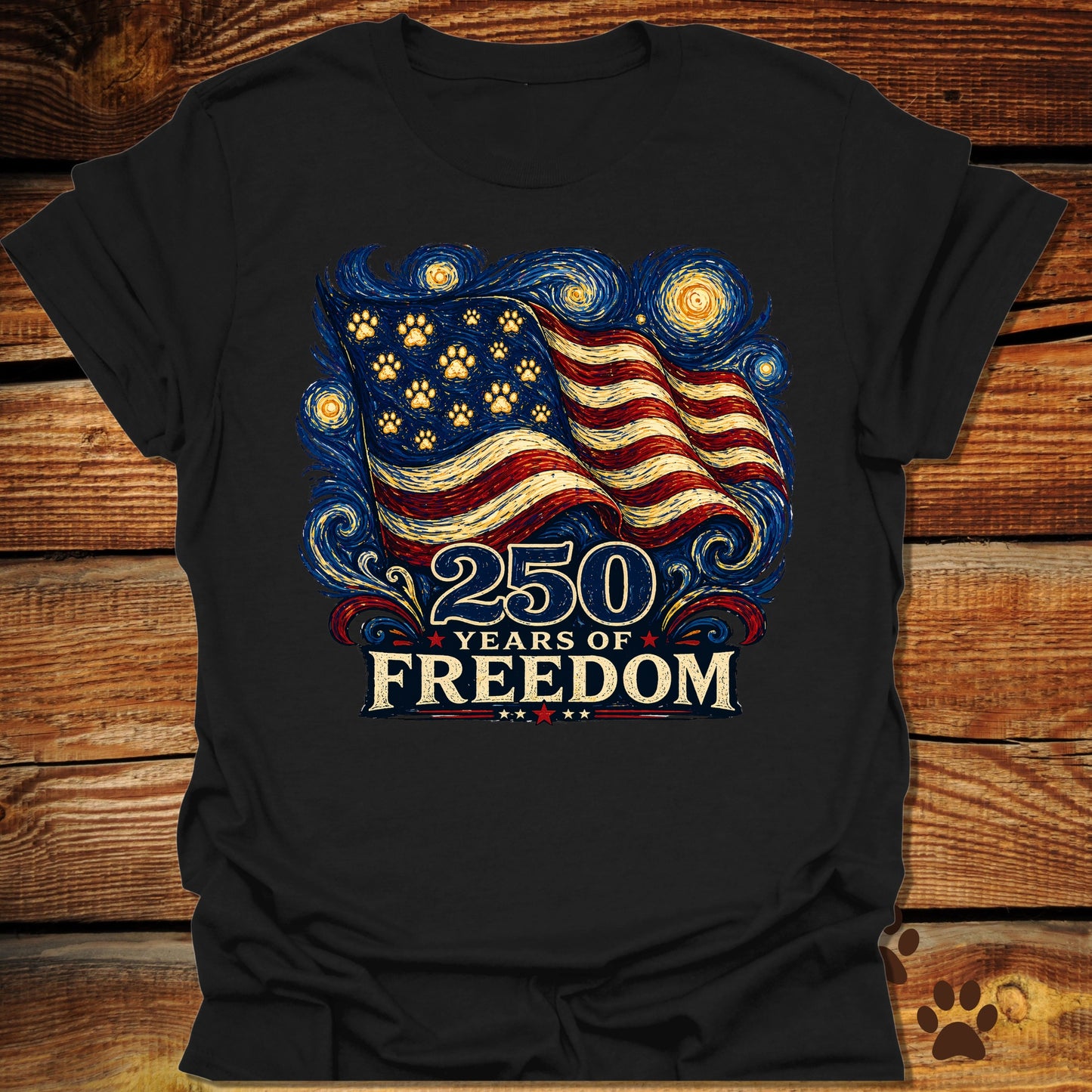 Starry Night 250 Years T-Shirt