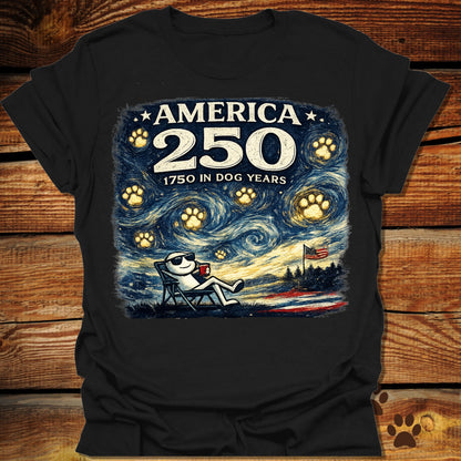 Starry Night America 250 T-Shirt