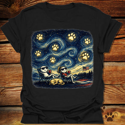 Starry Night Patriotic Chill T-Shirt