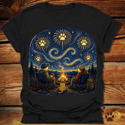 Starry Night Campfire T-Shirt