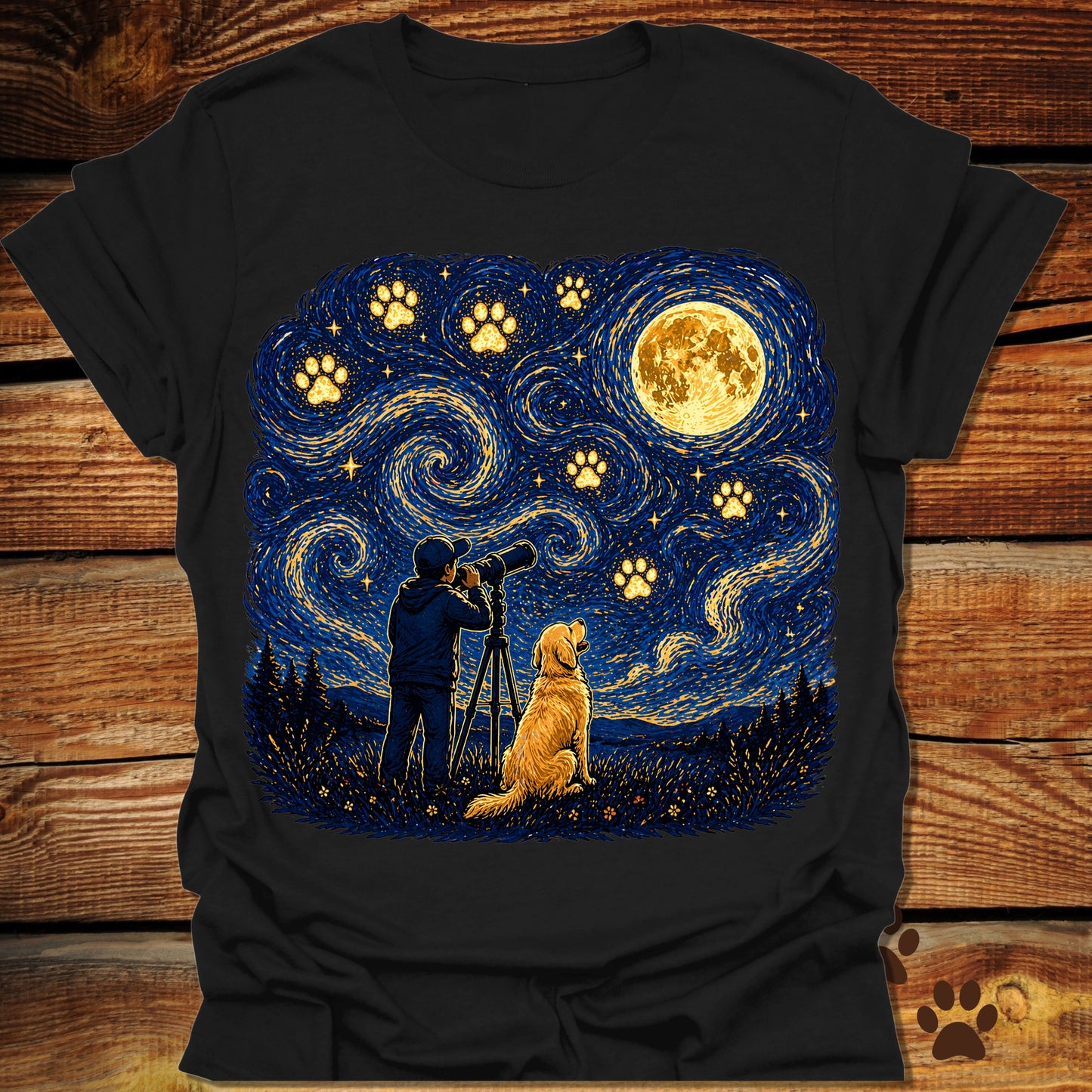 Starry Night Stargazing T-Shirt