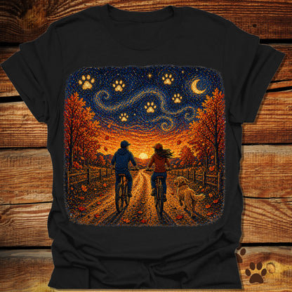 Starry Night Bike Ride T-Shirt