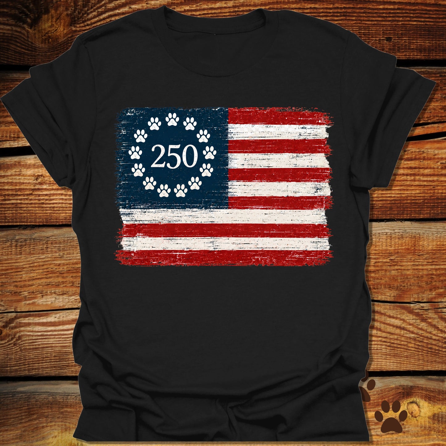 Patriotic Paw 250 American Flag