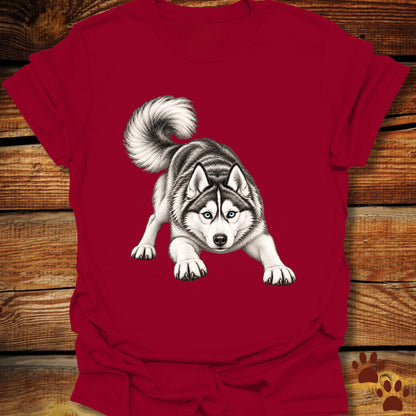 Siberian Husky Ready for Mischief T-Shirt