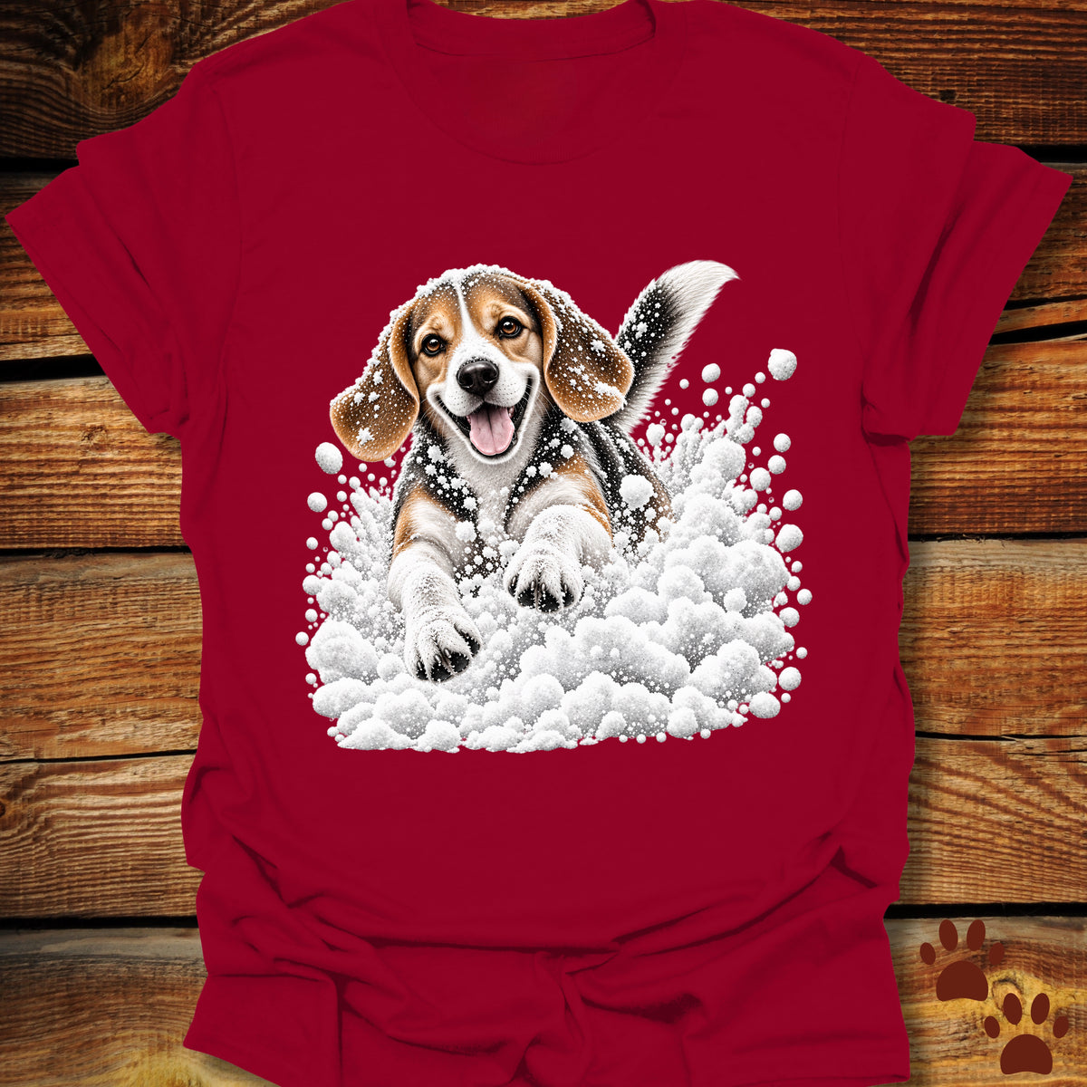 Beagle Snow Frolic T-Shirt