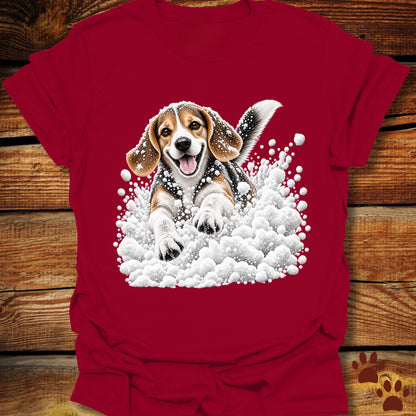 Beagle Snow Frolic T-Shirt