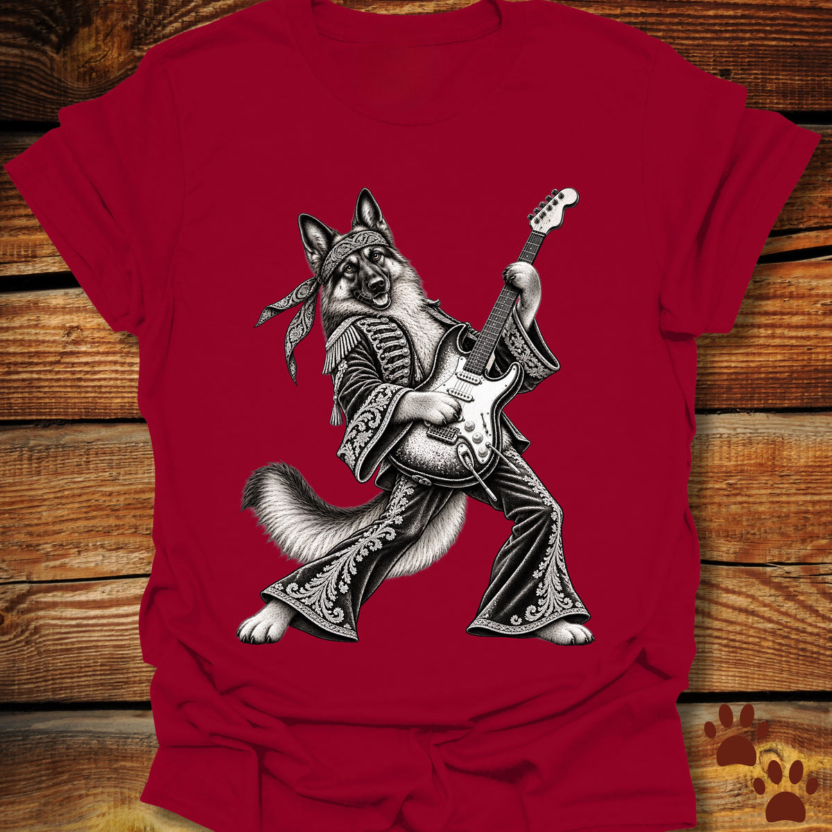 German Shepherd Rock Star T-Shirt