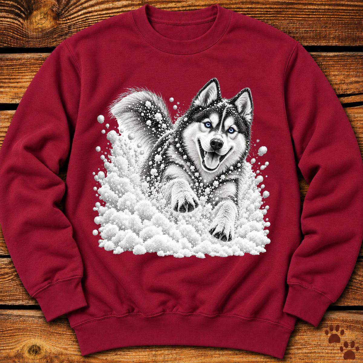 Husky Snow Day Sweatshirt