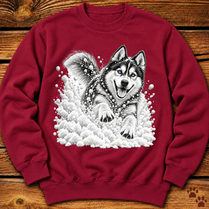 Husky Snow Day Sweatshirt