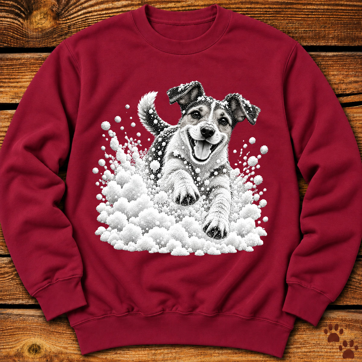 Jack Russell Terrier Snow Day Sweatshirt