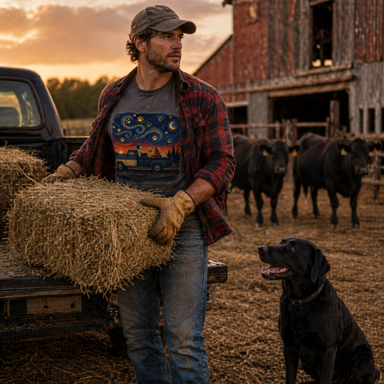 Backroads & Starry Nights T-Shirt