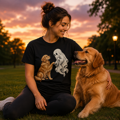 New Friend Ghost Golden Retriever T-Shirt