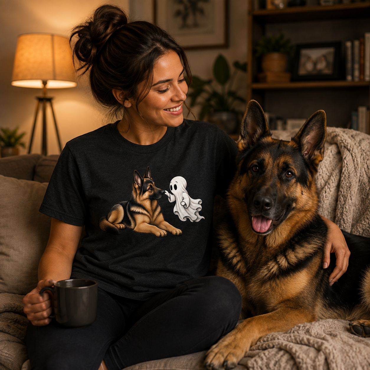 New Friend Ghost GSD T-Shirt