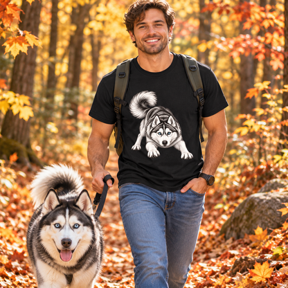 Siberian Husky Ready for Mischief T-Shirt