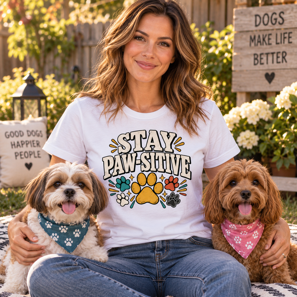 Stay Paw-sitive T-Shirt