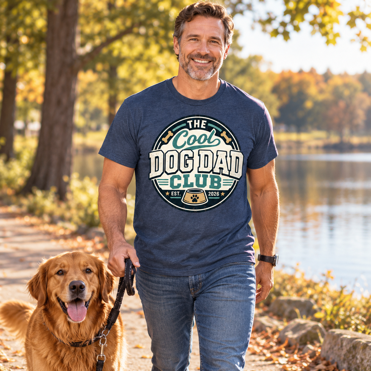 Cool Dog Dad Club T-Shirt