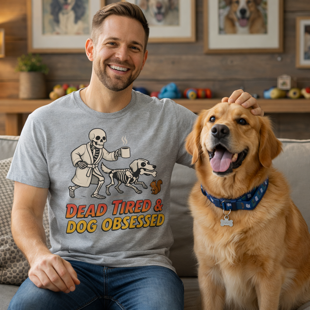 Dead Tired Dog Obsessed T-Shirt