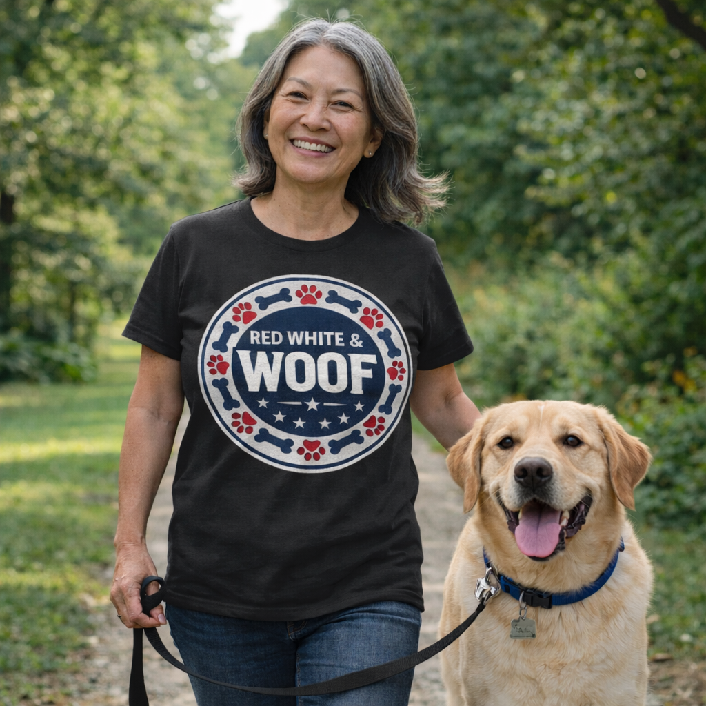 Red White and Woof T-Shirt