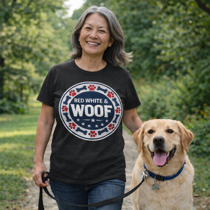 Red White and Woof T-Shirt