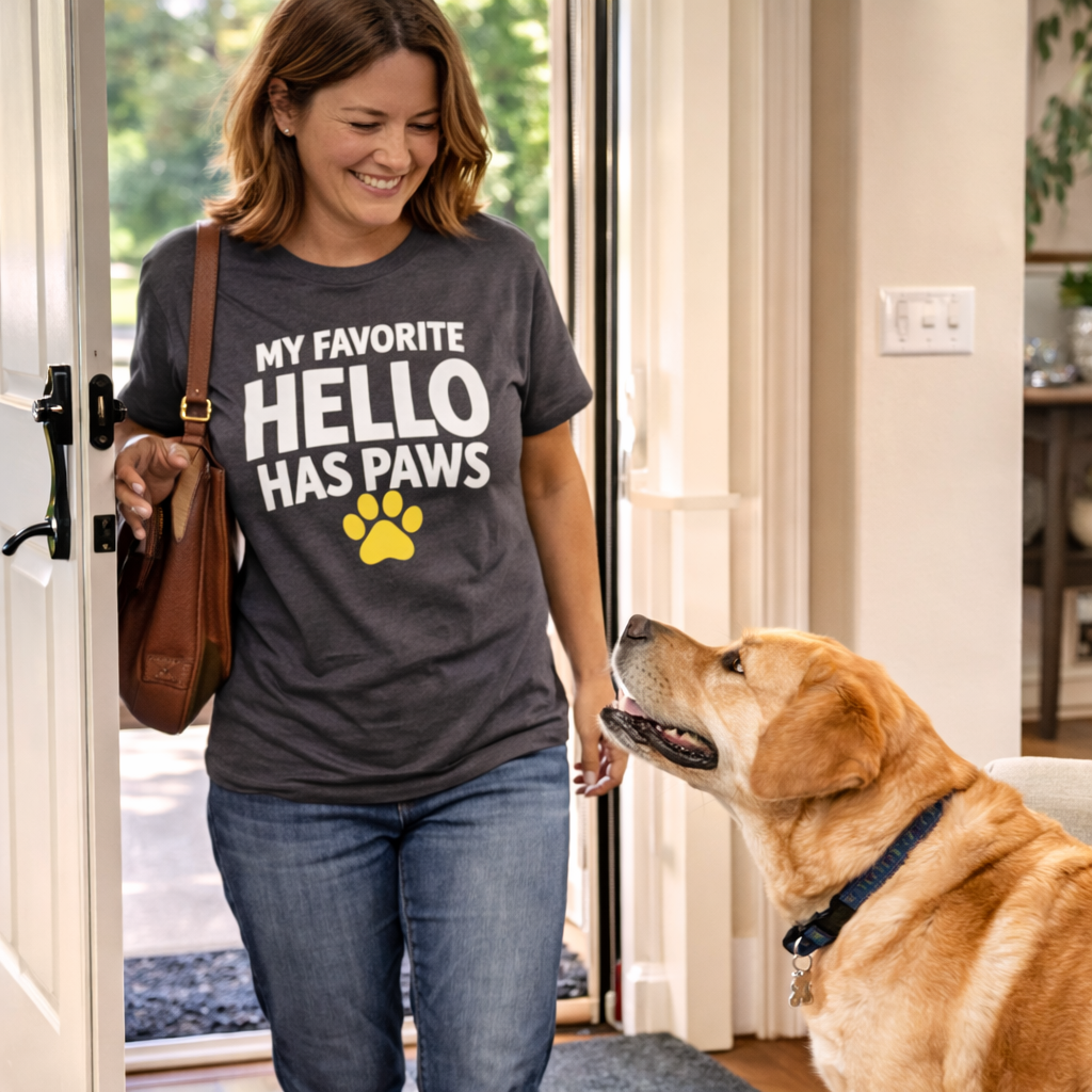 My Favorite Hello Has Paws T-Shirt