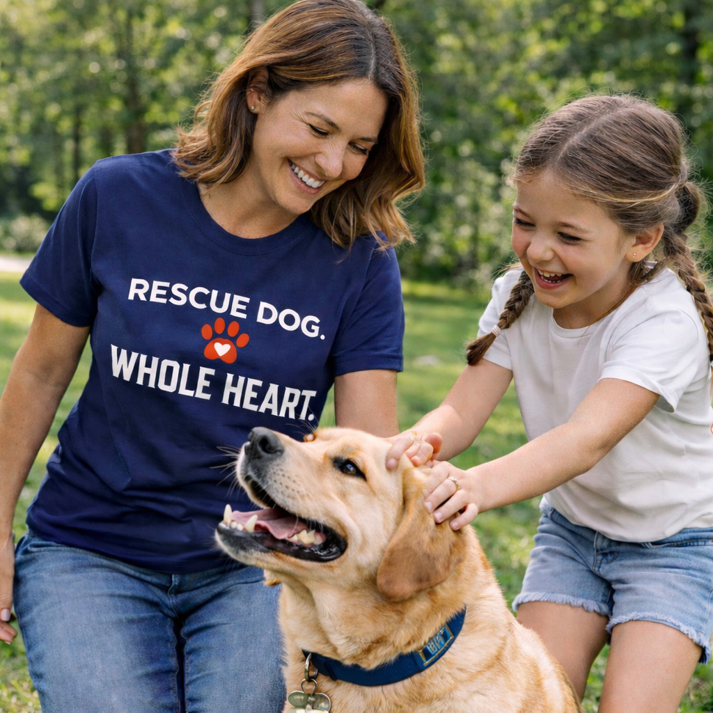 Rescue Dog Whole Heart T-Shirt