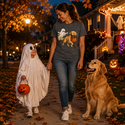 Trick-or-Treat Golden Retriever T-Shirt