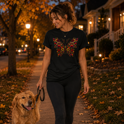 Autumn Paw Butterfly T-Shirt
