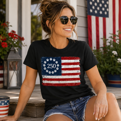Patriotic Paw 250 American Flag