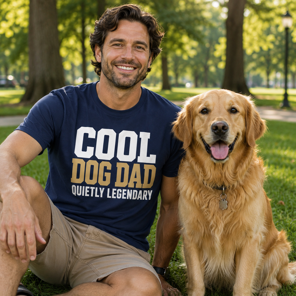 Cool Dog Dad T-Shirt