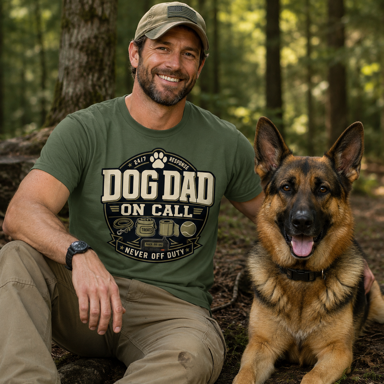 Dog Dad on Call T-Shirt