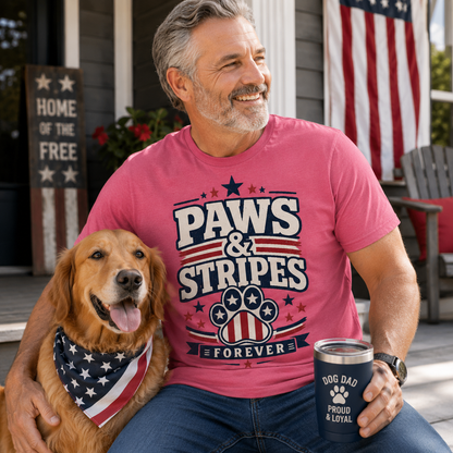 Paws and Stripes T-Shirt