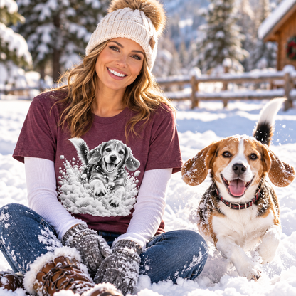 Beagle Snow Day T-Shirt