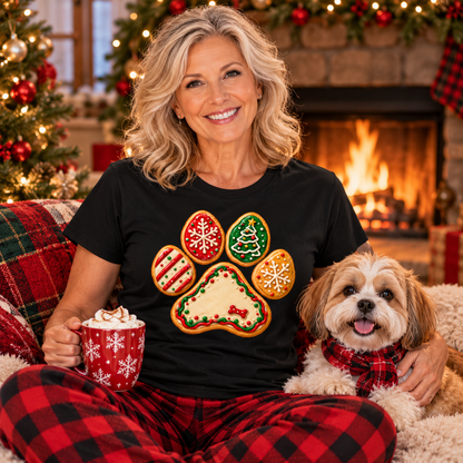 Christmas Cookie Paw T-Shirt