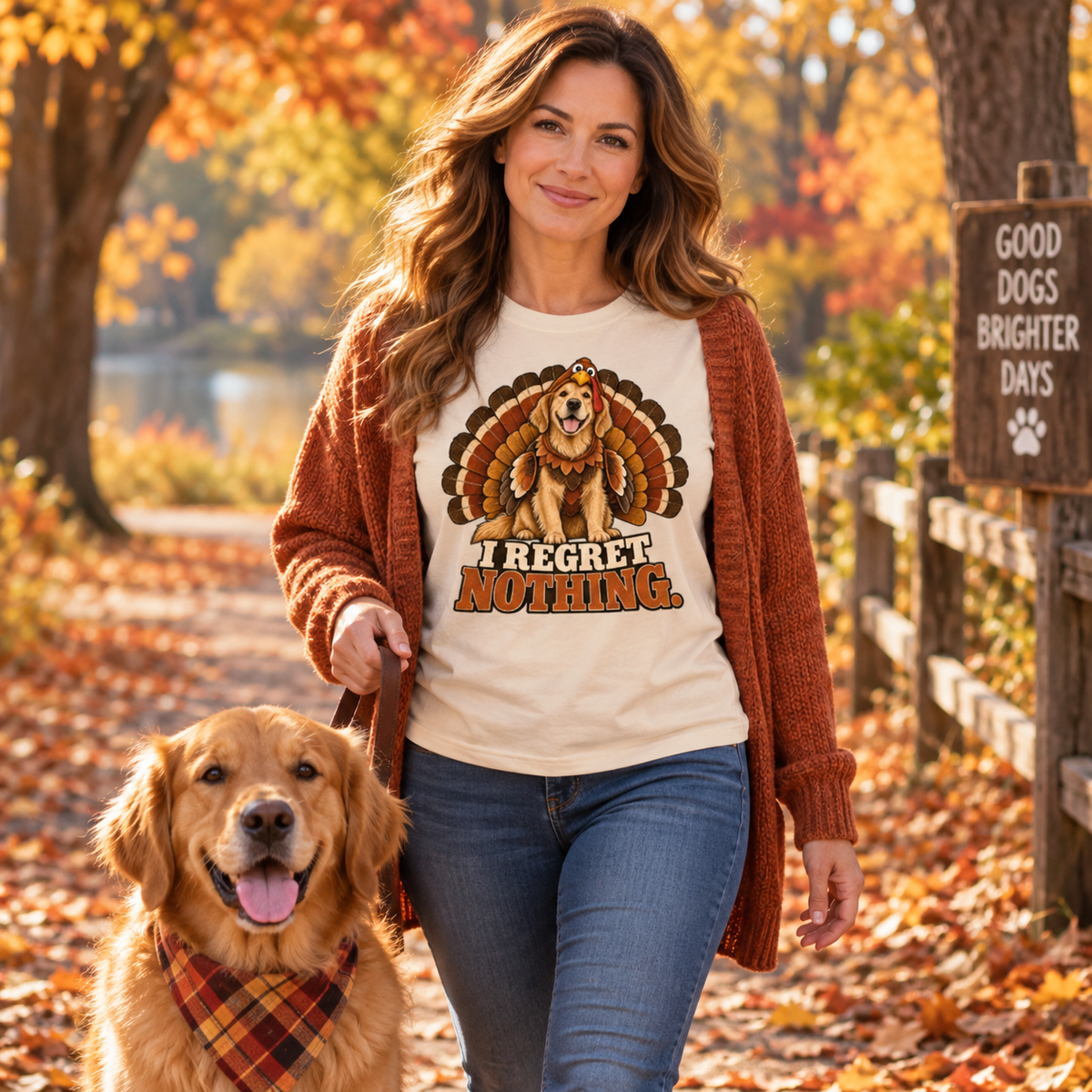 Golden Retriever I Regret Nothing T-Shirt